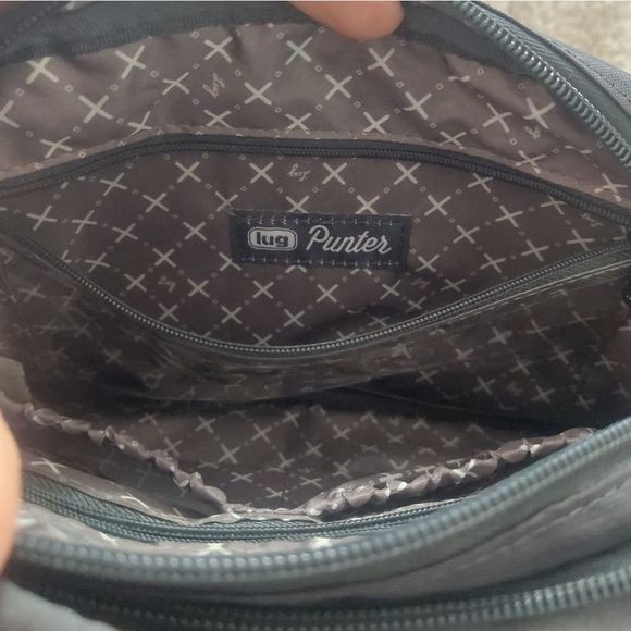 LUG Putner Bag Gray/Silver Glitter NWOT - Picture 11 of 13